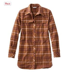 LL Bean Signature Flannel Tunic